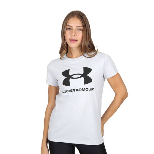 REMERA UNDER ARMOUR SPORSTYLE LOGO MUJER