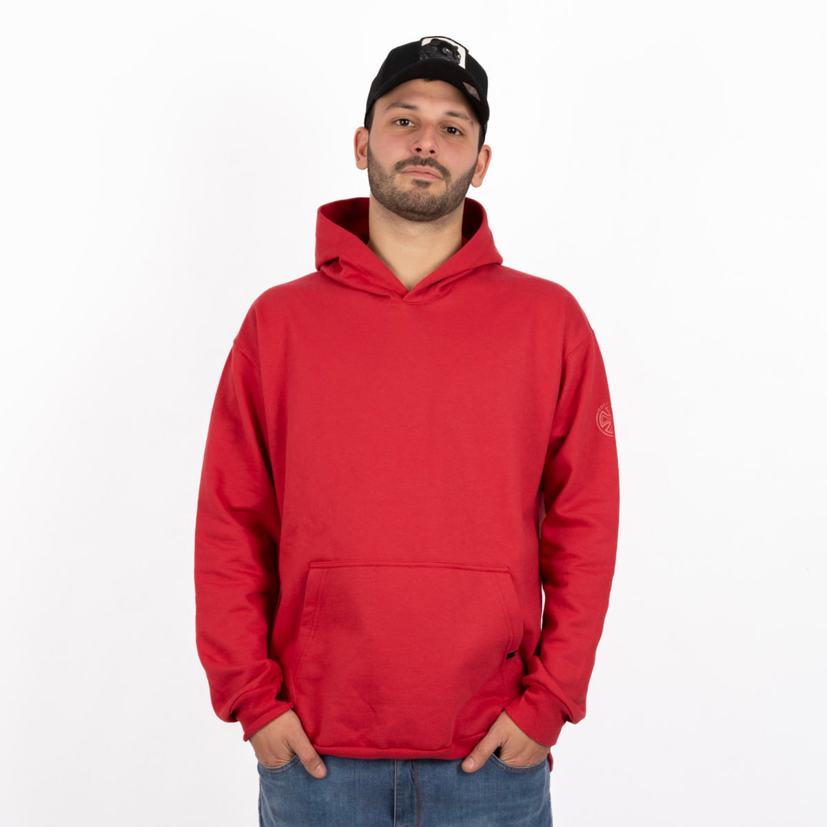 Buzos Canguro Hombre Buzo Canguro Rojo BUZO 12 ONZAS CANGURO 12