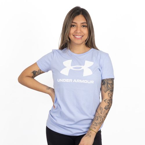 REMERA UNDERARMOUR SPORTSTYLE LOGO SS MUJER