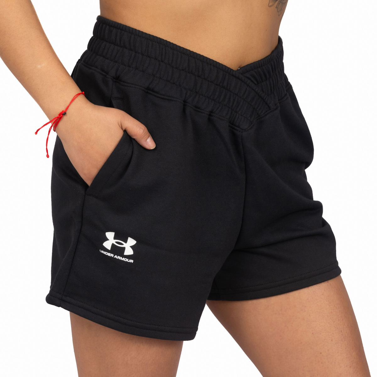 SHORT UNDERARMOUR RIVAL TERRY MUJER Punto Deportivo