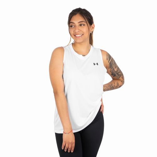 REMERA UNDERARMOUR TECH TANK SOLID MUJER