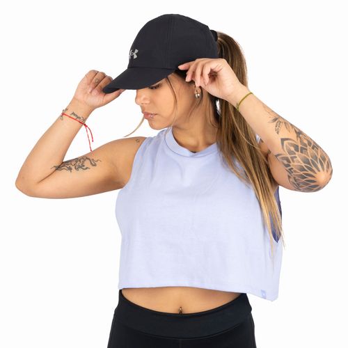 MUSCULOSA UNDERARMOUR CAMPUS CROP TANK MUJER