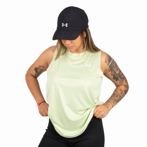REMERA UNDERARMOUR TECH TANK SOLID ARG MUJER