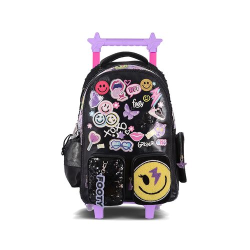 MOCHILA FOOTY F6161 C/RUEDAS NIÑA