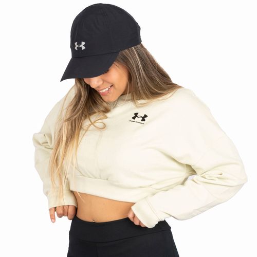 BUZO UNDERARMOUR RIVAL TERRY OS CROP MUJER